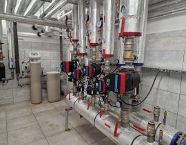 Projekt przebudowy kotłowni na kotłownię pelletową kondensacyjną o mocy 650 kW szpital MSWiA Kańsko k. Złocieńca